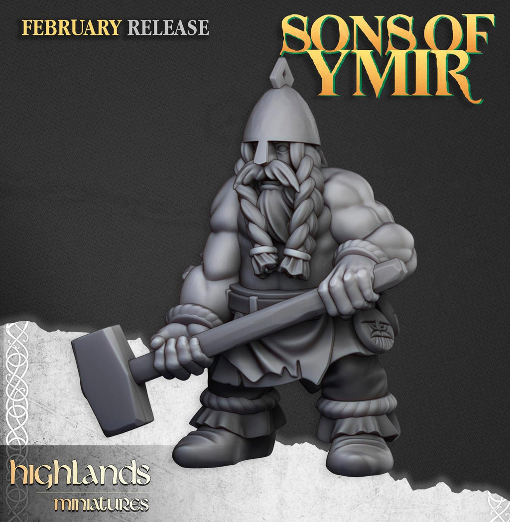 Ancient Dwarf Forge - Highlands Miniatures