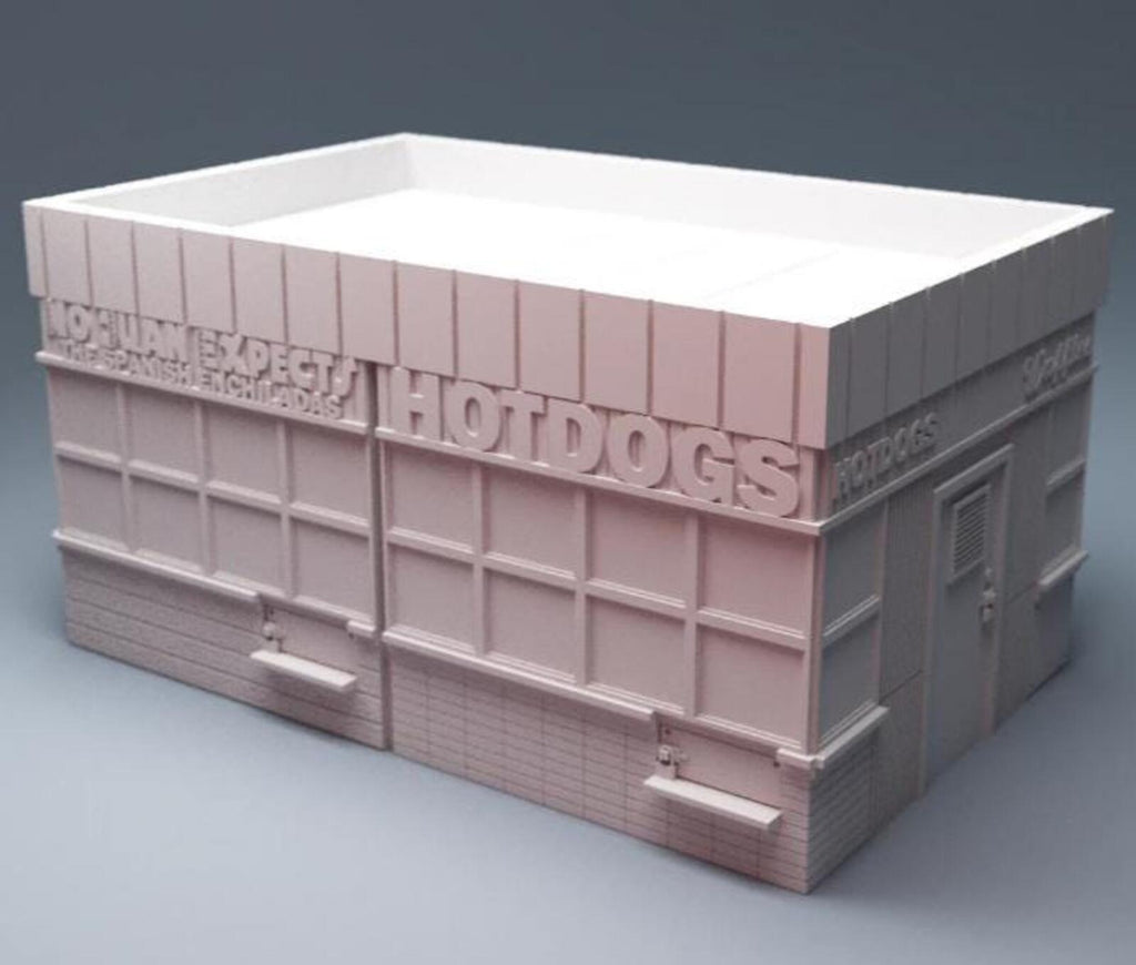 Urban Food Stand Model storage – Modern City Building for MCP – Corvus Games Terrain