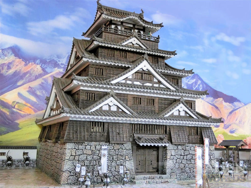 Samurai Castle With Underground Entrance 28mm 3D printed terrain test of honour
