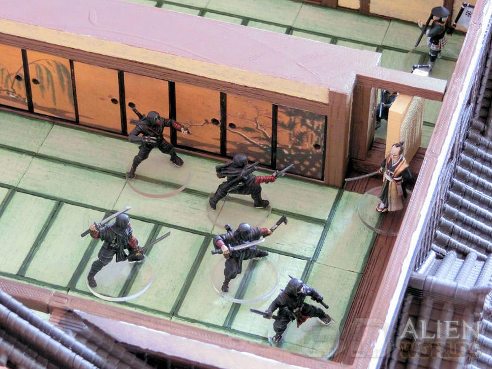 Samurai Castle With Underground Entrance 28mm 3D printed terrain test of honour