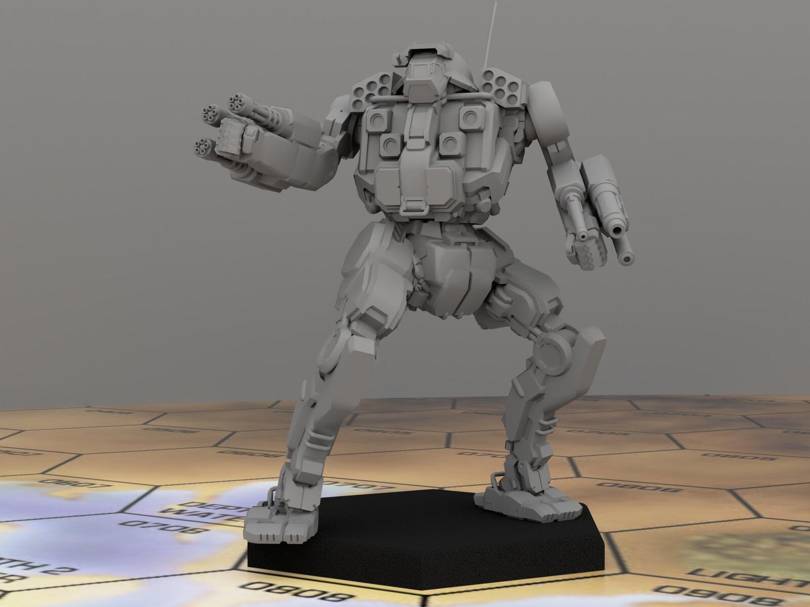 Javelin JVN-K4-CH0W | Special Variant by Syllogy | American Mecha | Compatible with BT and other 6mm Tabletop Wargames
