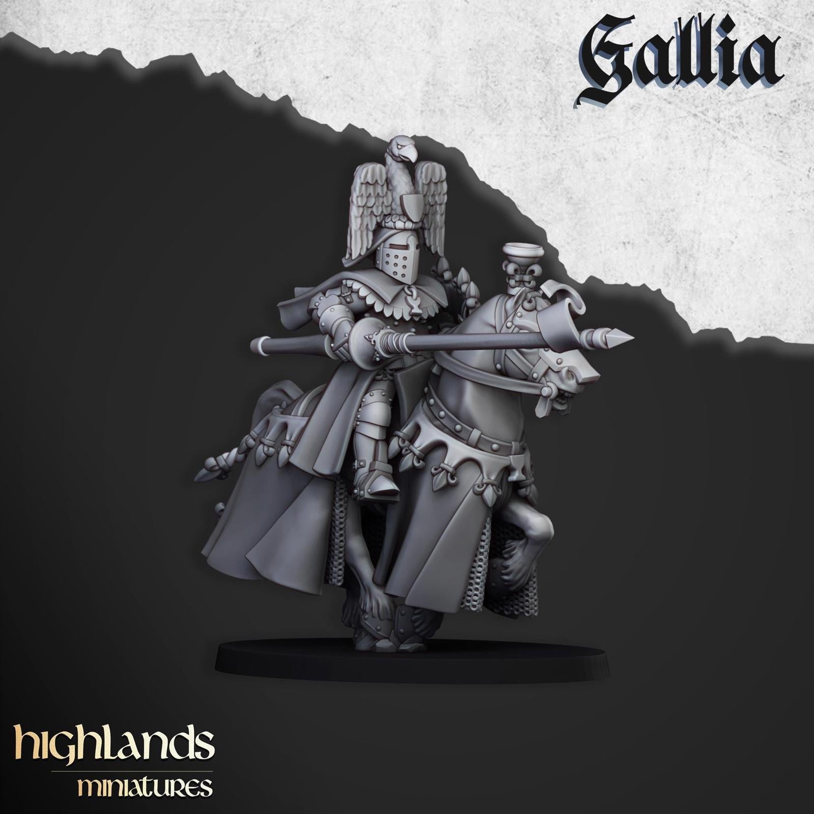 Royal knights of Gallia | Highlands Miniatures