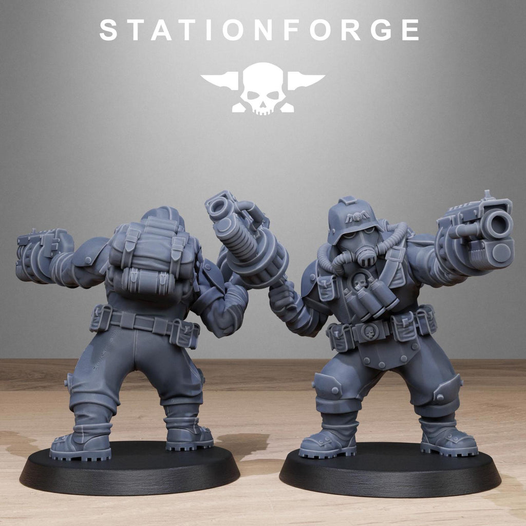 Grim Guard Jungle Fighter Mutants - set of 10
