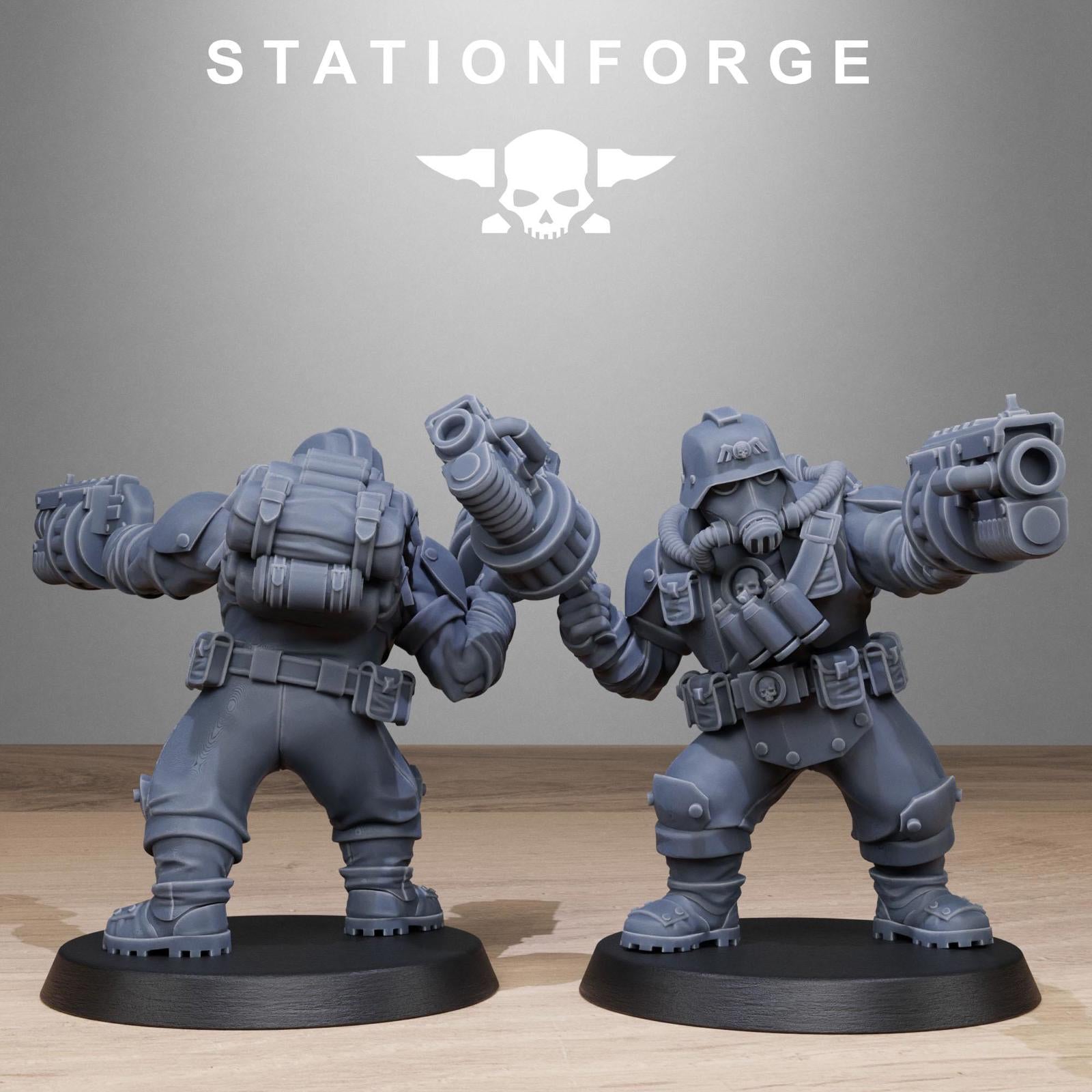Grim Guard Jungle Fighter Mutants - set of 10