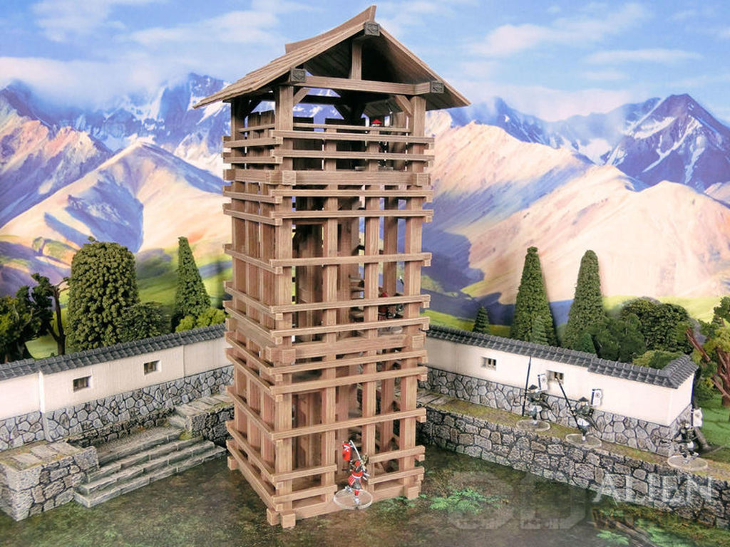 Samurai Watch Tower 28mm 3D printed Gaming terrain - 3D Alien Worlds
