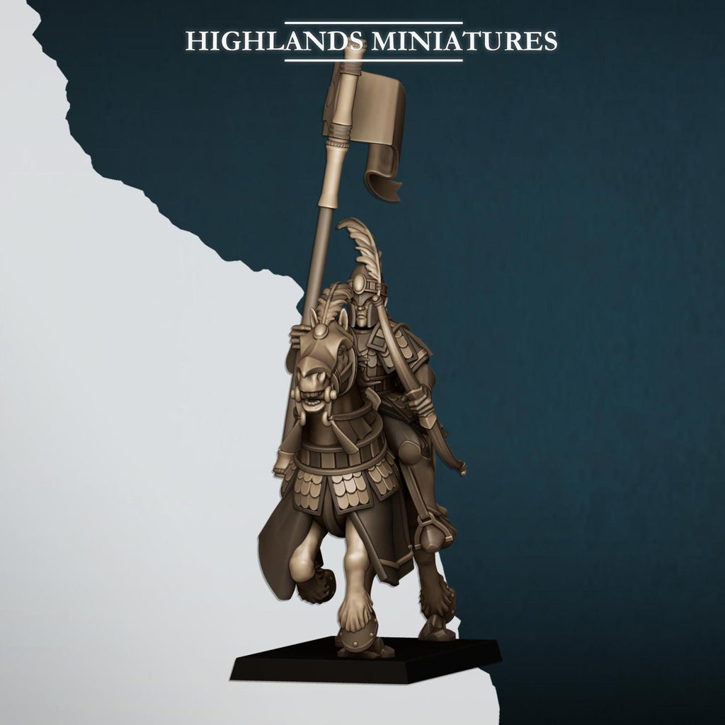 Aegean Elves Sea Hippeis - Highlands Miniatures