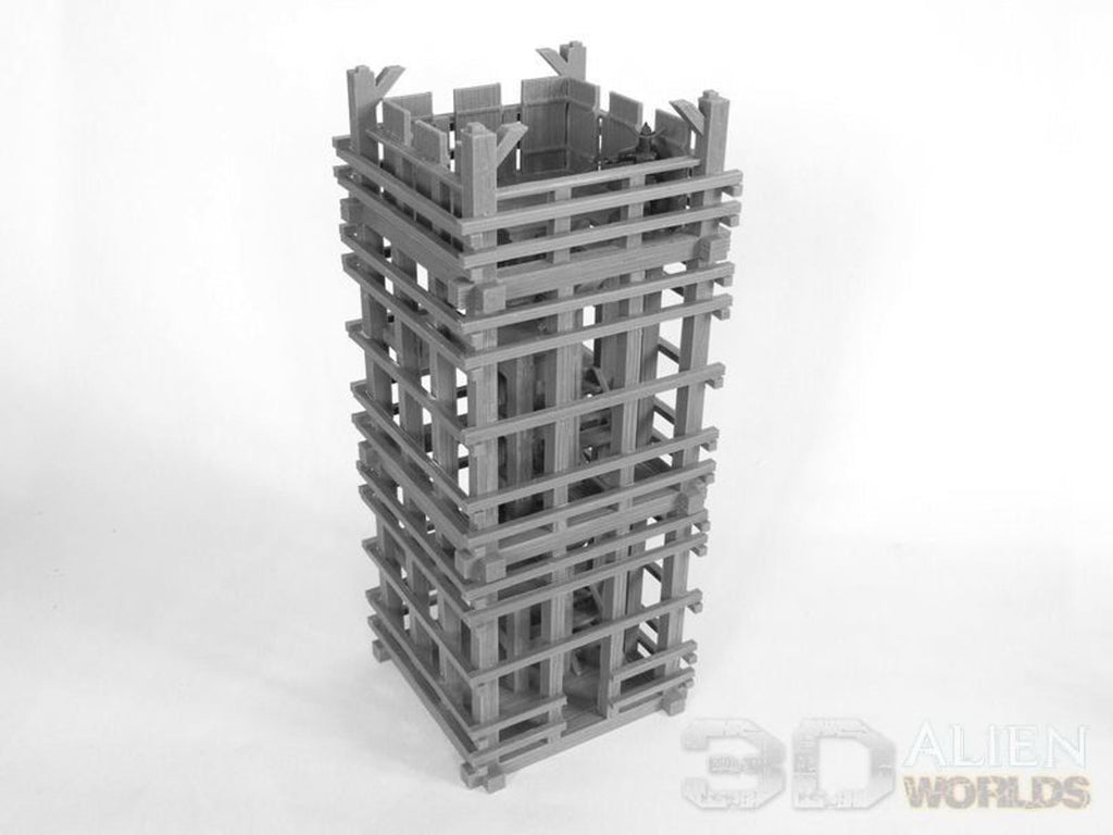 Samurai Watch Tower 28mm 3D printed Gaming terrain - 3D Alien Worlds