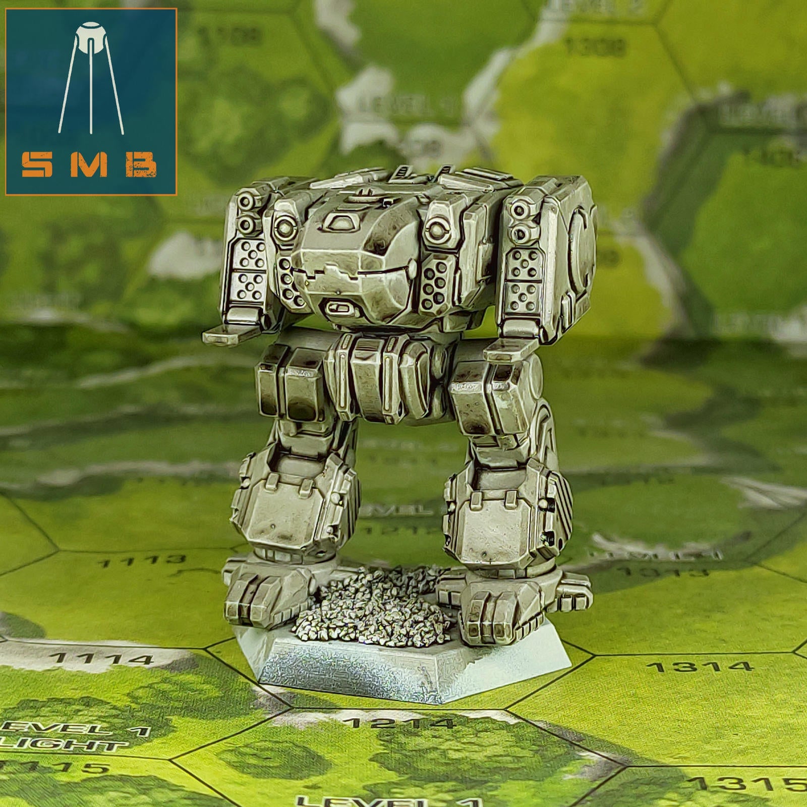Stalker STK-3F  | Sir Mortimer Bombito | American Mecha | Compatible with BT and other 6mm Tabletop Wargames