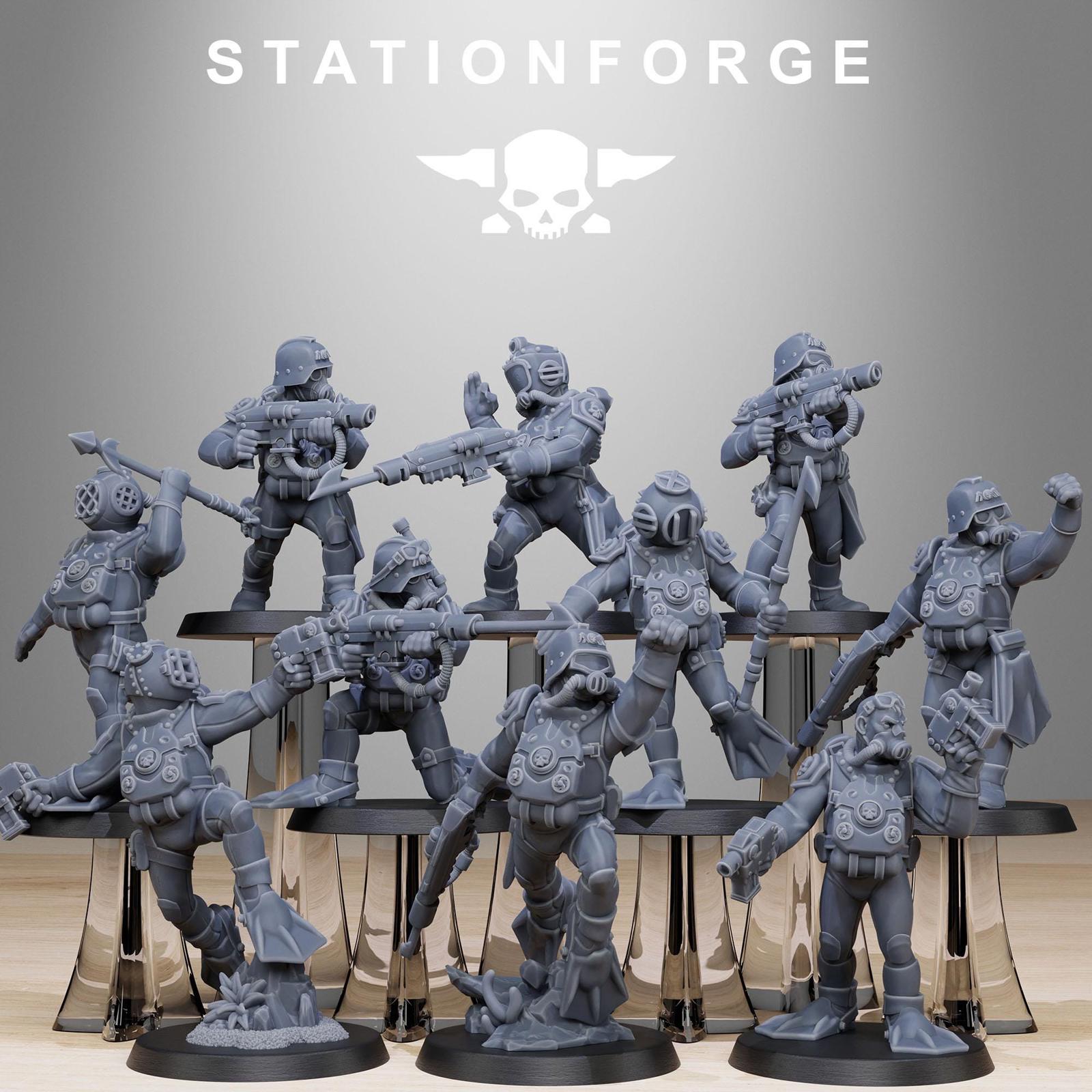 Grim Guard Divers - set of 10