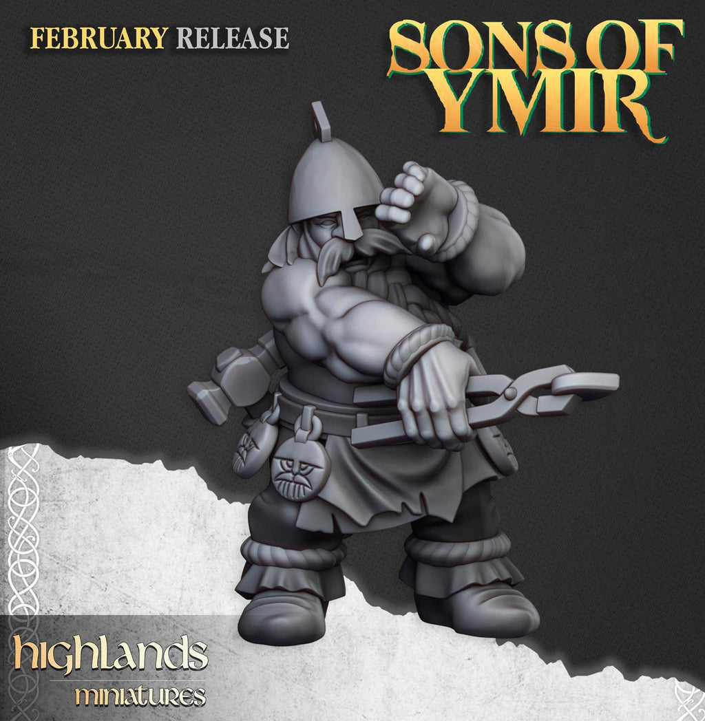 Ancient Dwarf Forge - Highlands Miniatures