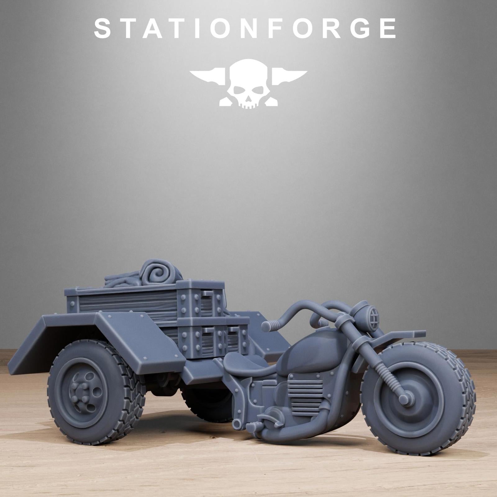 Grim Guard Support Vehicles Bike / Car