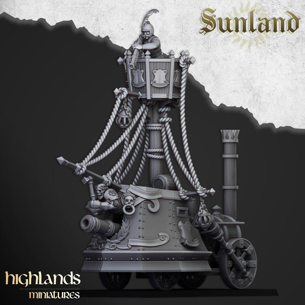Sunland Ironclad Landship | Highlands Miniatures