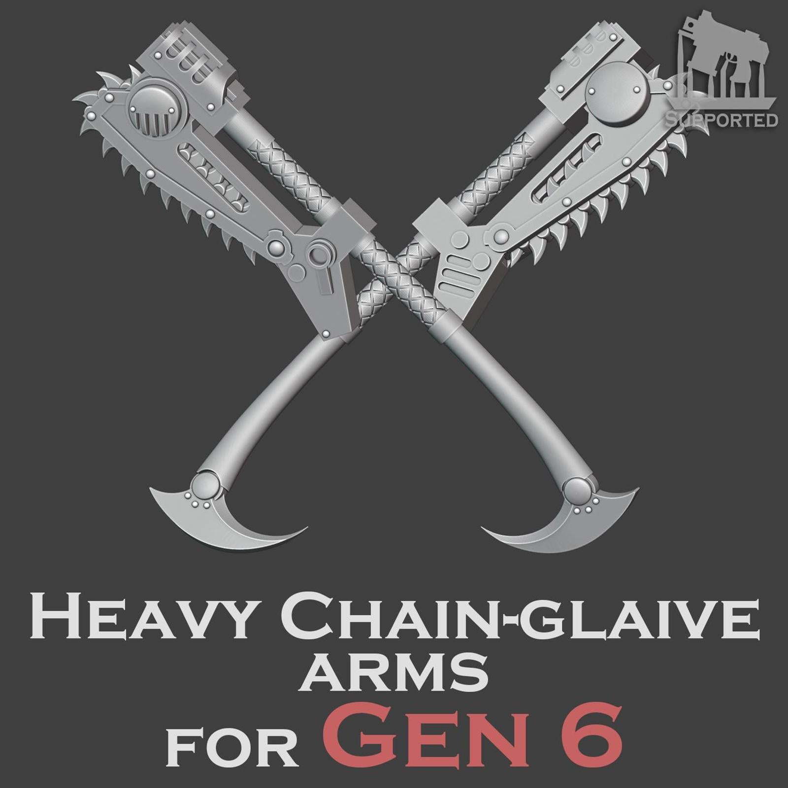 Gen 6 - Heavy Chain Glaive Arms