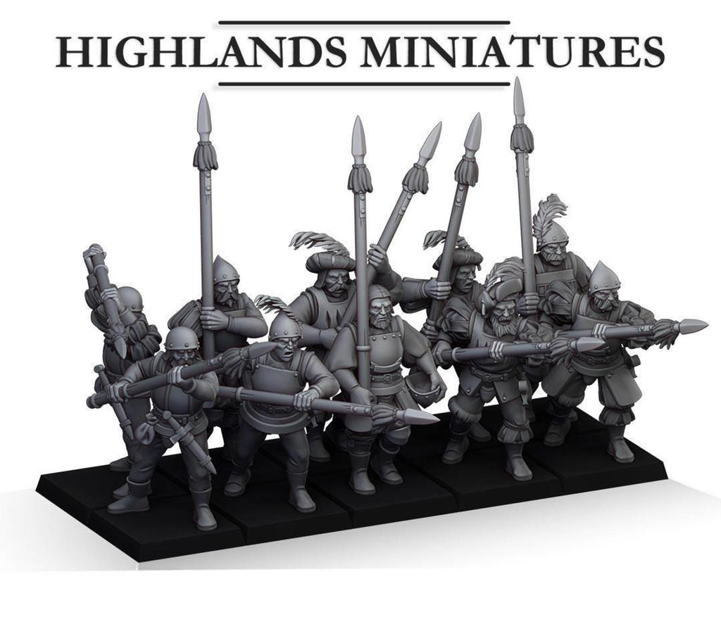 Sunland imperial troops with spears
