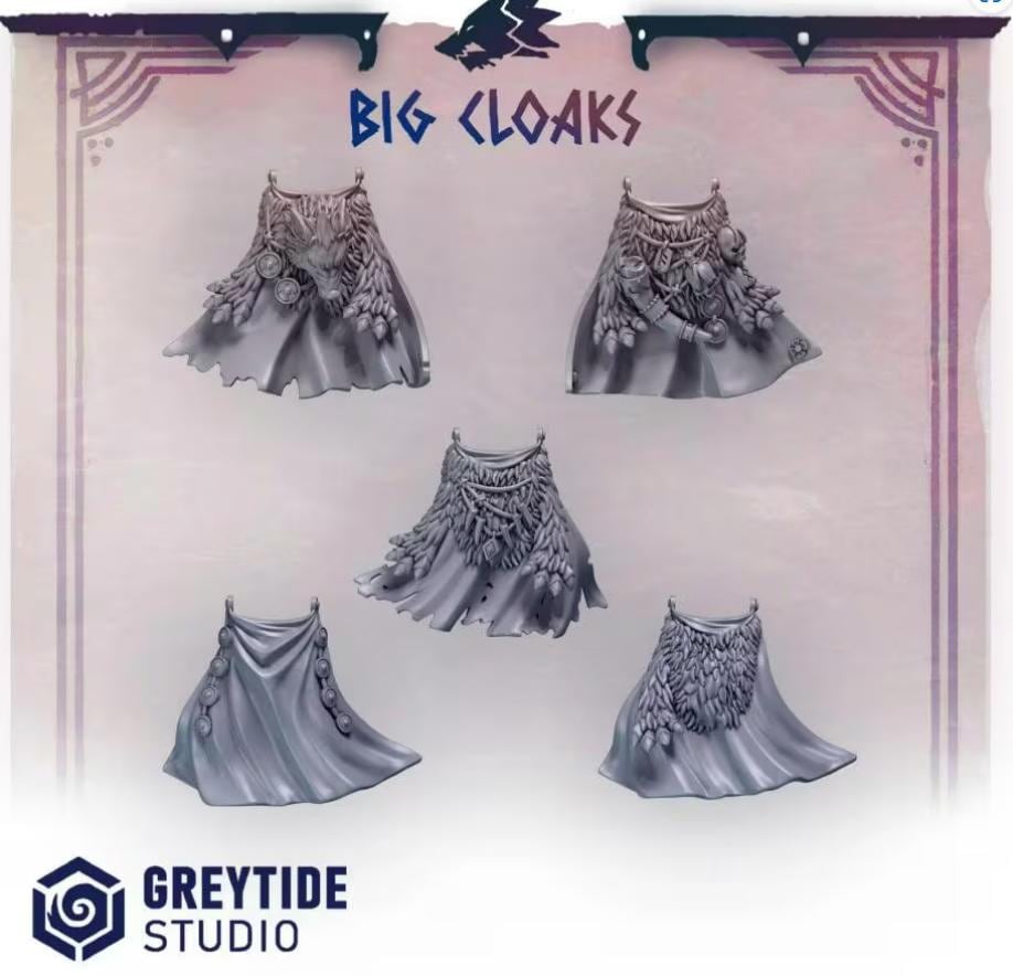 Primal Hounds Big Cloaks | Tabletop Miniature Wargaming Grim-Dark Sci-Fi