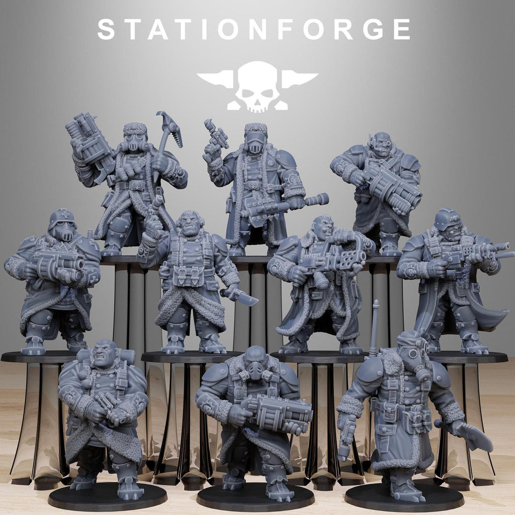 Grim Guard Frostwatch Mutant Squad - set of 10