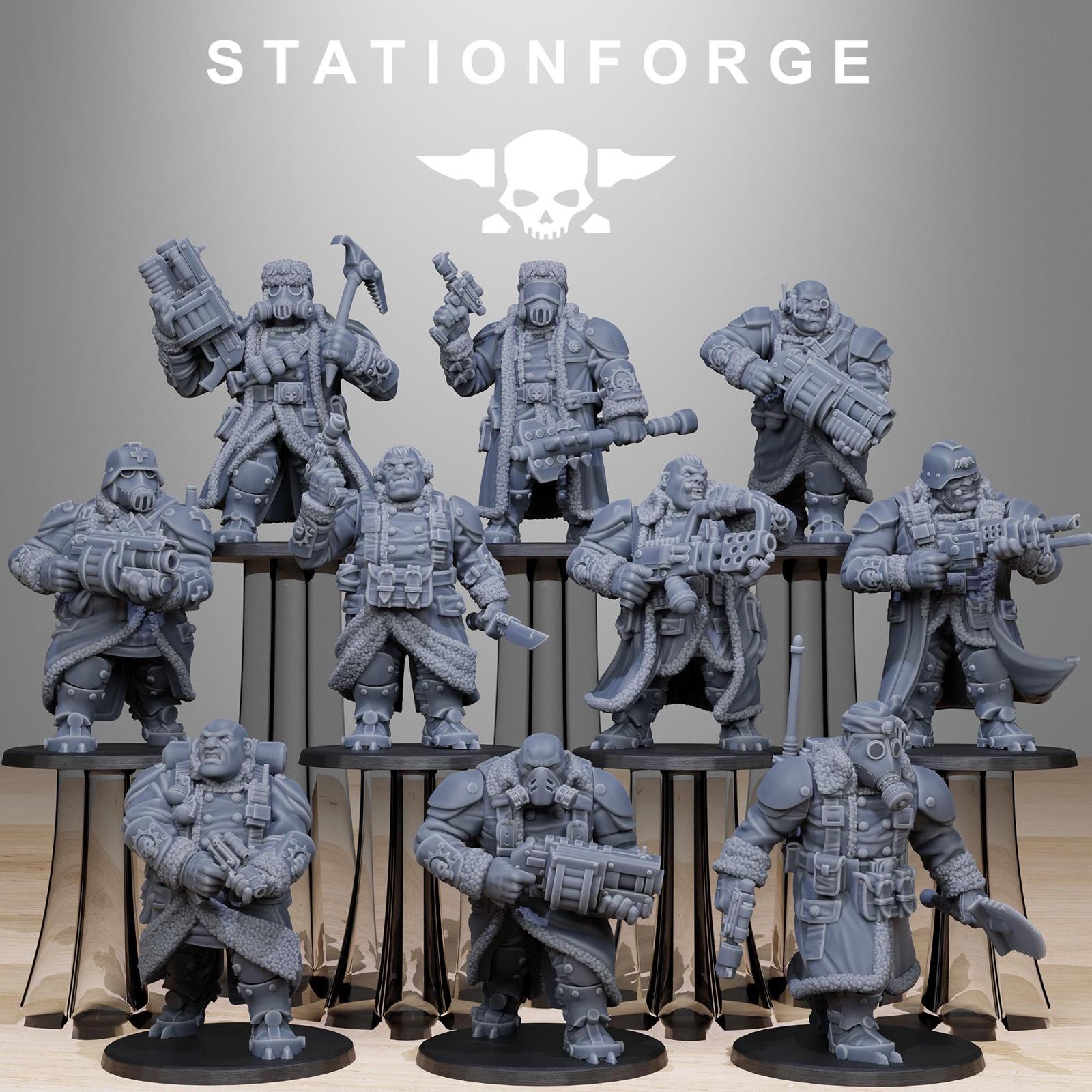 Grim Guard Frostwatch Mutant Squad - set of 10