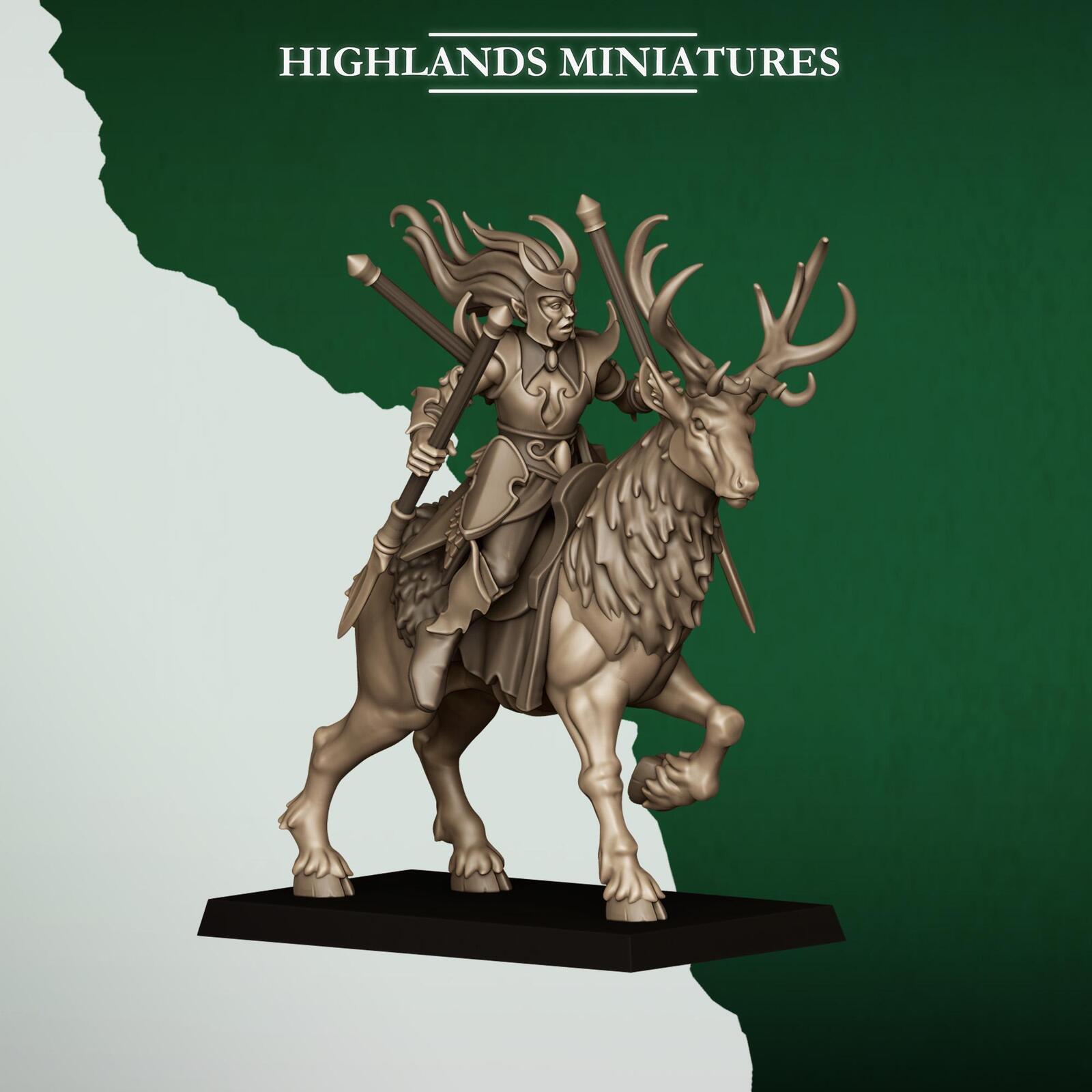 Feral Elves Moonlight Sisters | Highlands Miniatures