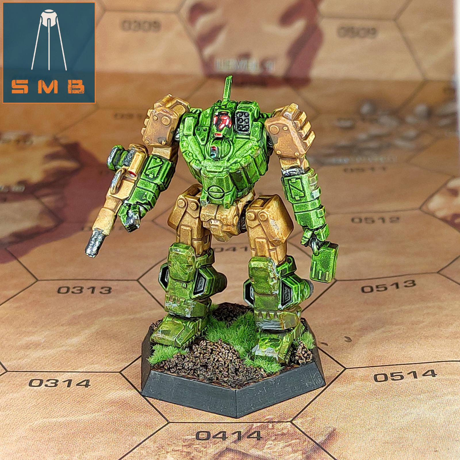 Wolverine WVR-6R | Sir Mortimer Bombito | American Mecha | Compatible with BT and other 6mm Tabletop Wargames