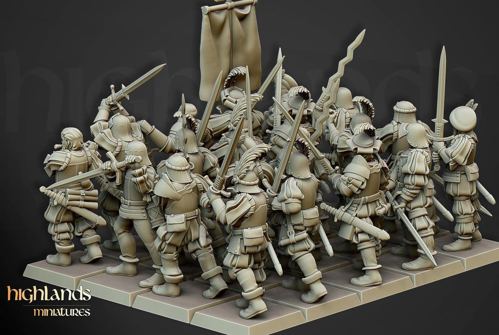Highlands miniatures Landsknechts of Soltau (Old Greatswords)