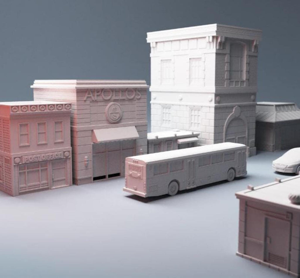 Urban Starter Phase 3 Bundle  – Modern City Building for MCP, Fallout, TWD – Corvus Games Terrain