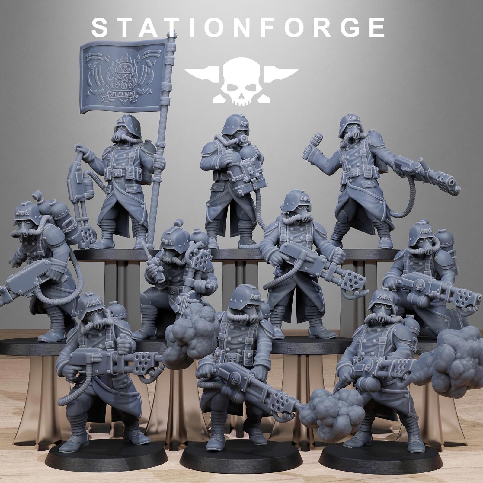 Grim Guard Flamers - set of 10