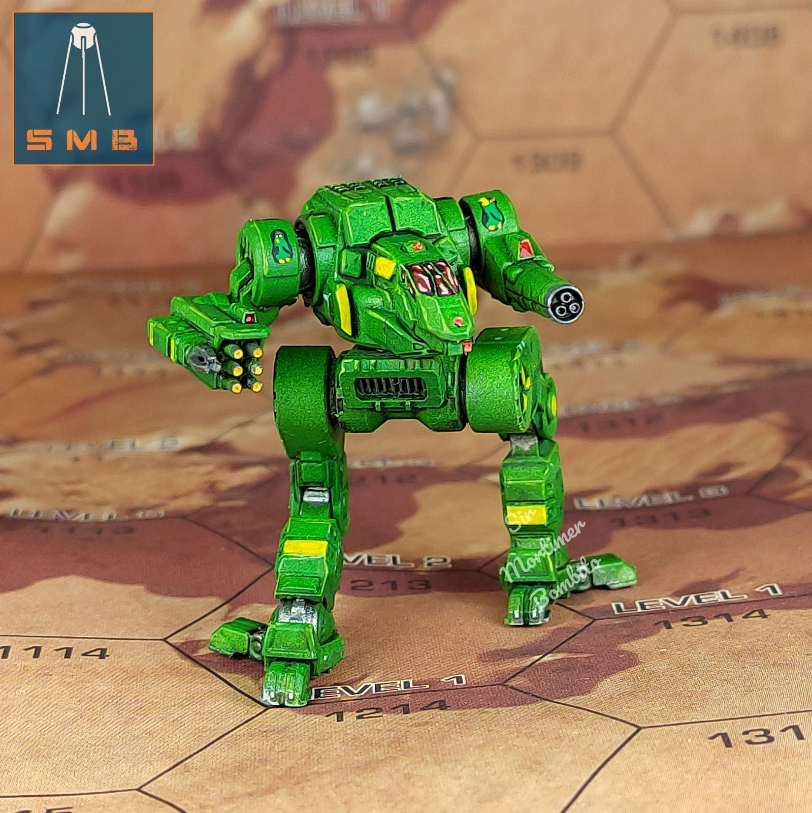Stormcrow (Ryoken) B | Sir Mortimer Bombito | American Mecha | Compatible with BT and other 6mm Tabletop Wargames