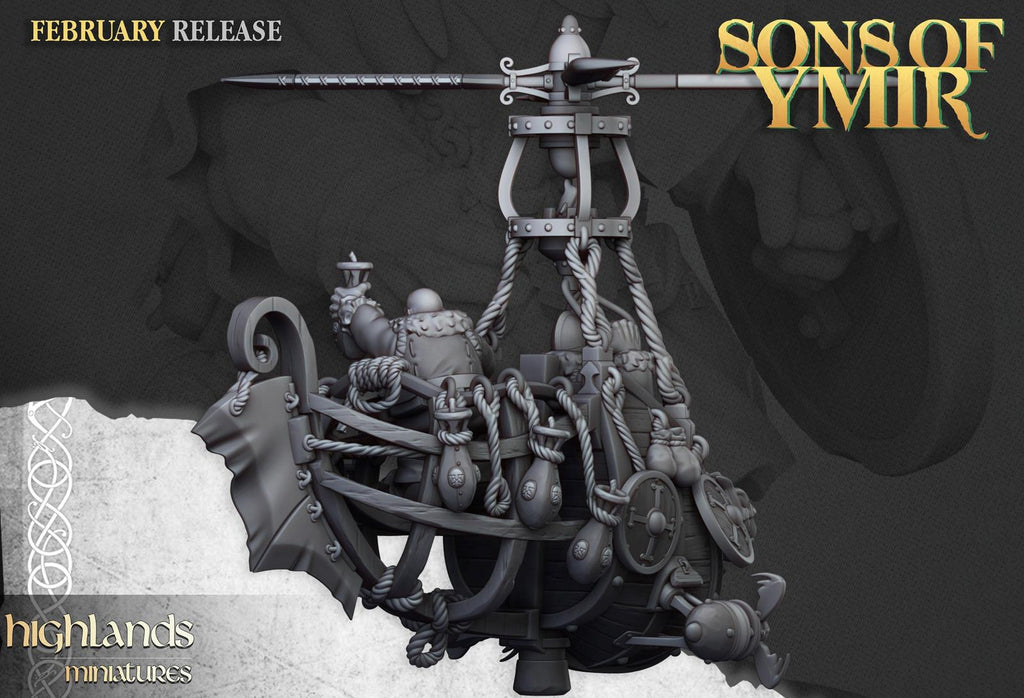 Dwarf Flying Machine - Highlands Miniatures