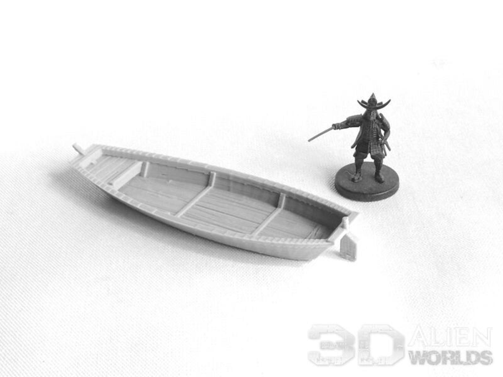 Samurai Fishing Village Boats 28mm 3D printed Gaming terrain Bushido - 3D Alien Worlds
