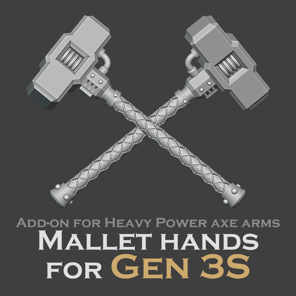 Gen 3 - Mallet hands