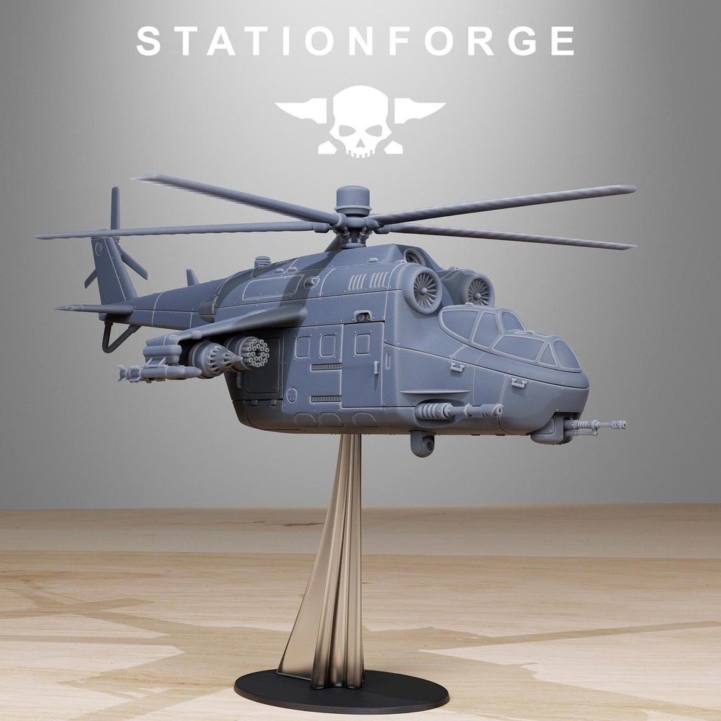 Grim Guard Helicopter -Solid Cock Pit