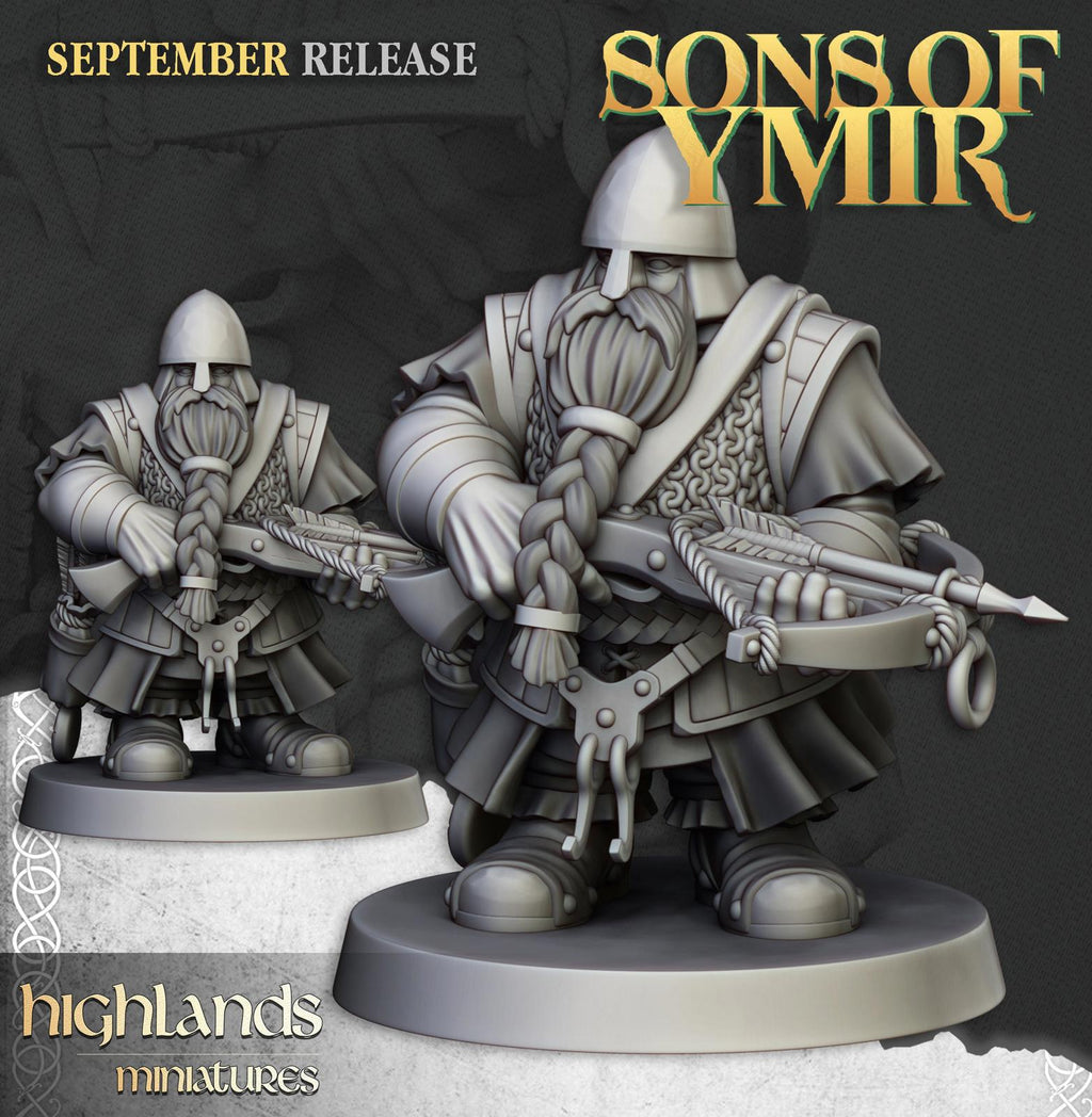 Dwarf Crossbowmen - Highlands Miniatures