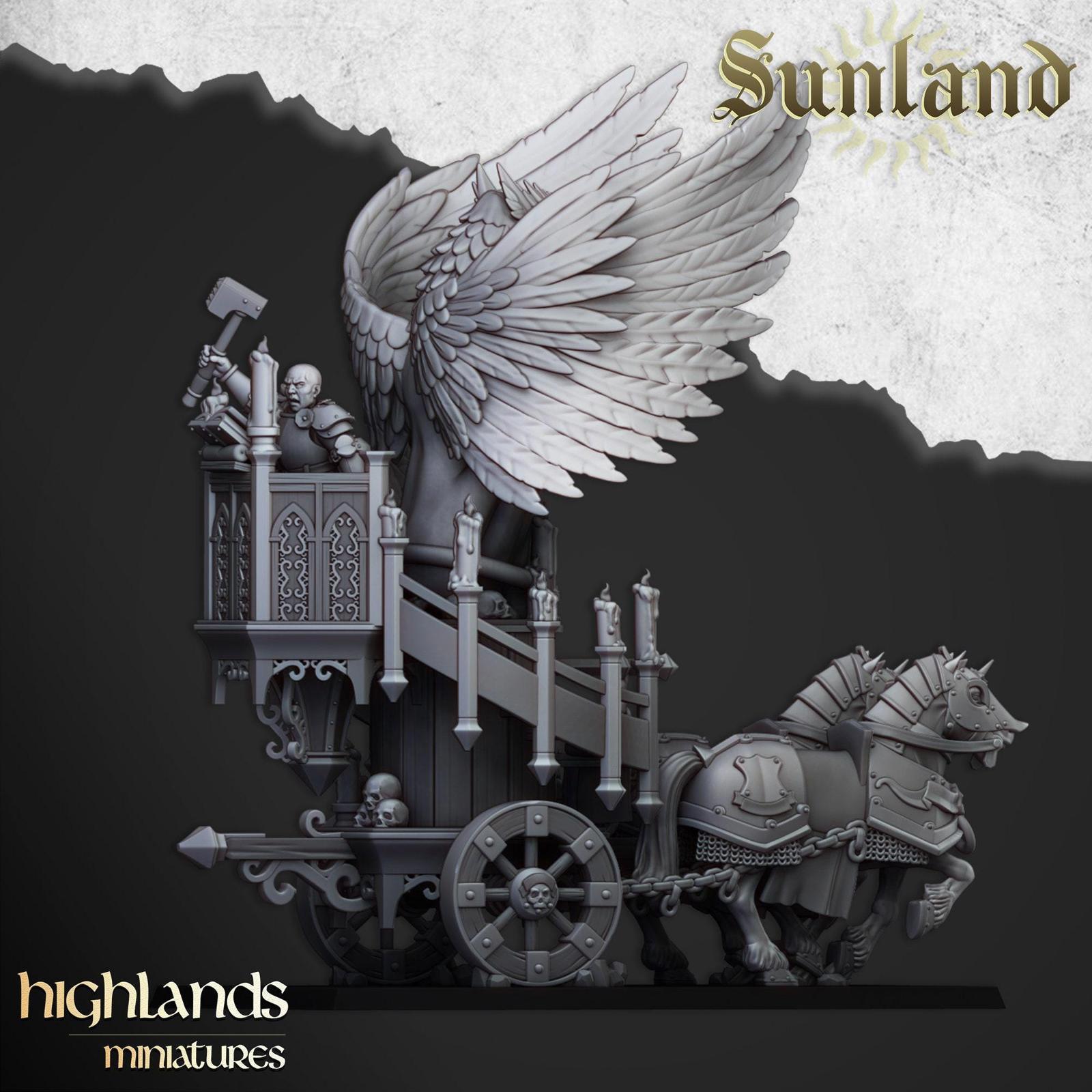 Sunland Altar on Chariot | Highlands Miniatures