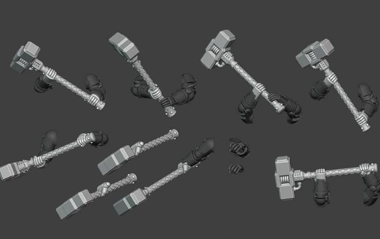 Gen 3 - Mallet hands