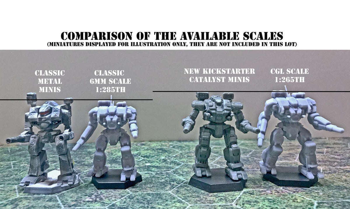 Atlas AS7-W Warlord | Special Variant by Syllogy | American Mecha | Compatible with BT and other 6mm Tabletop Wargames