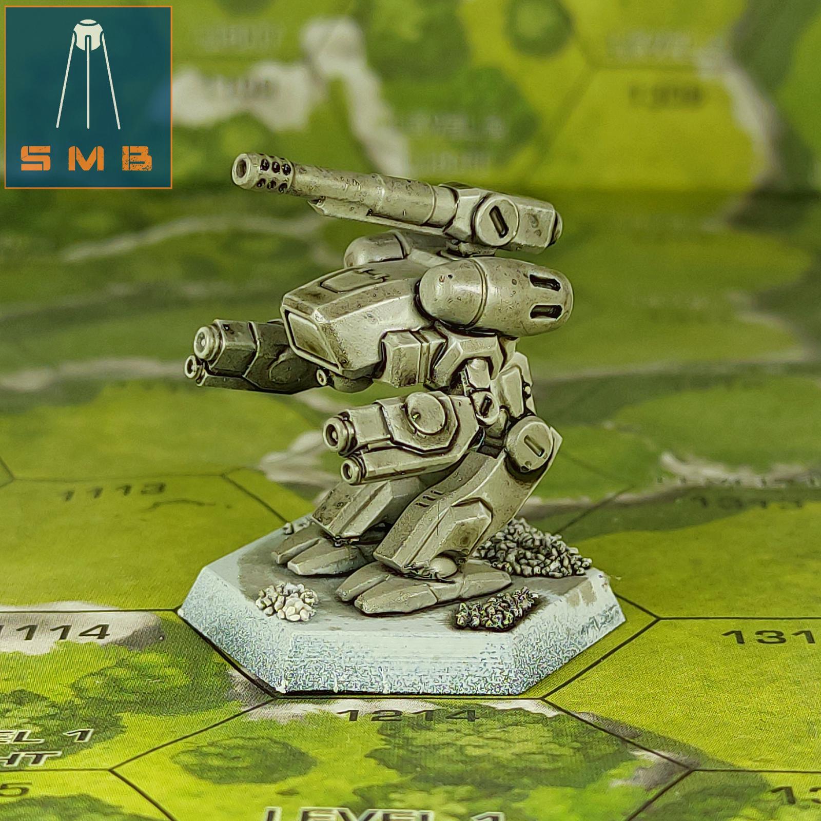 Marauder "Chibi" | Sir Mortimer Bombito | American Mecha | Compatible with BT and other 6mm Tabletop Wargames