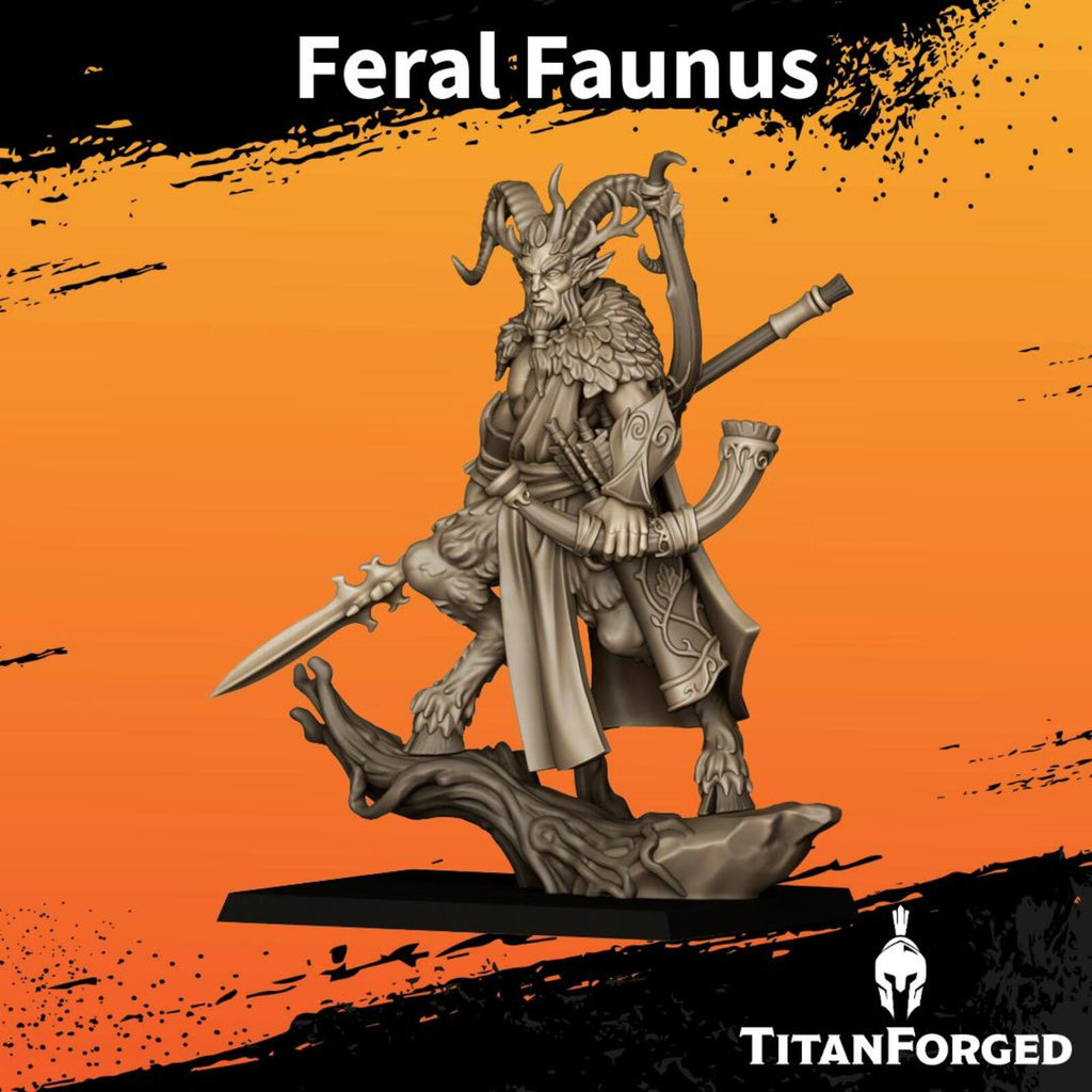Feral Faunus king of the woods - Highlands Miniatures