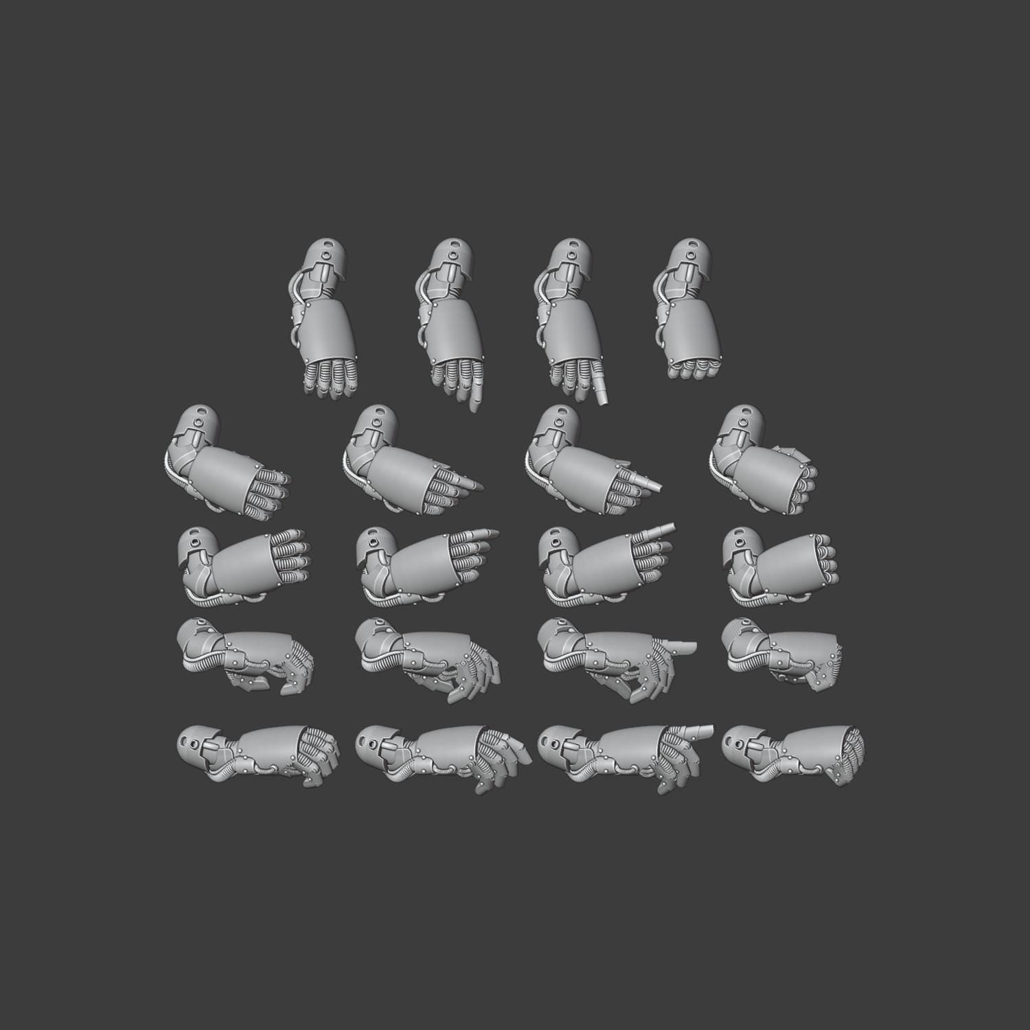Gen 6 - Power Fist Arms "Tyrant Type"