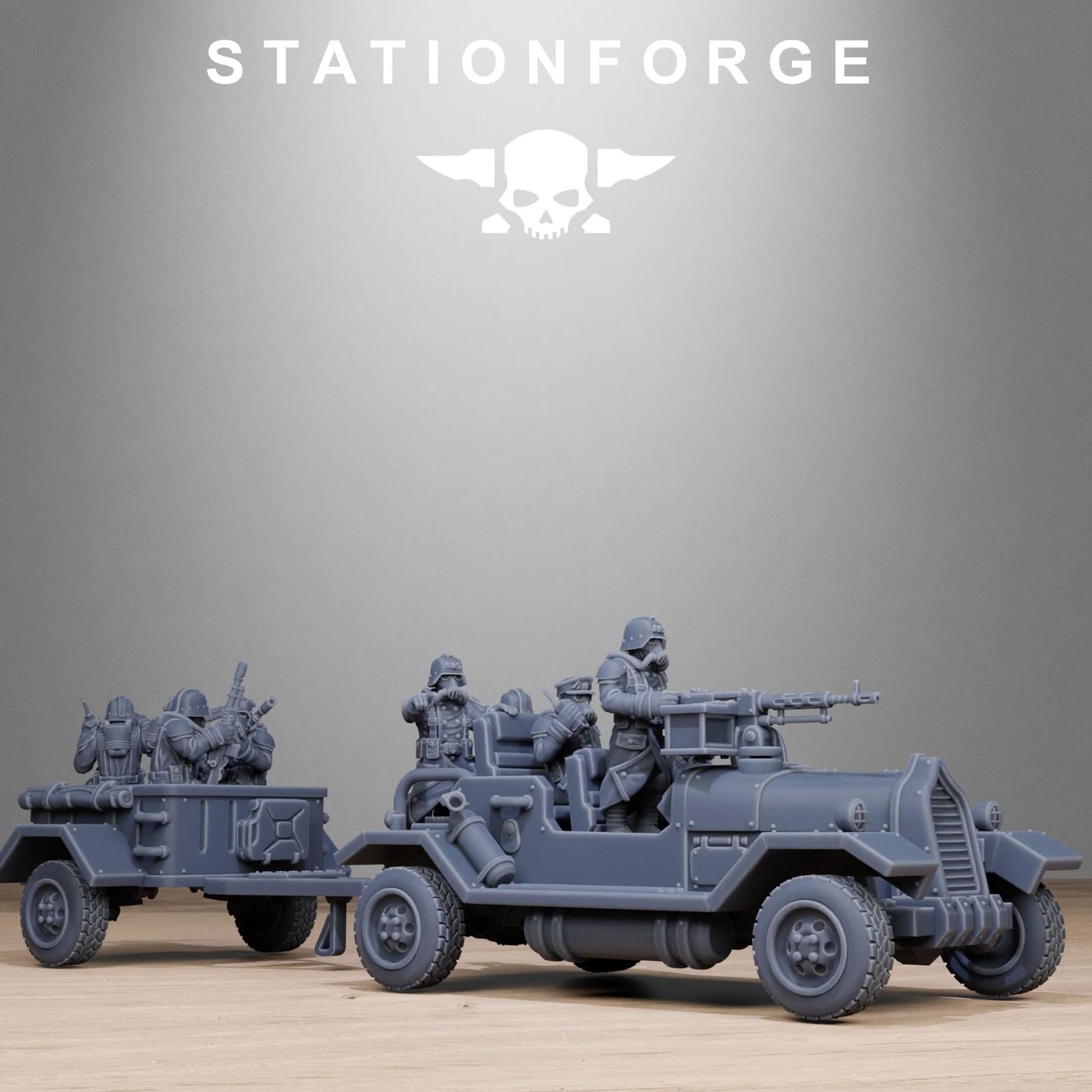 Grim Guard Support Vehicles Bike / Car