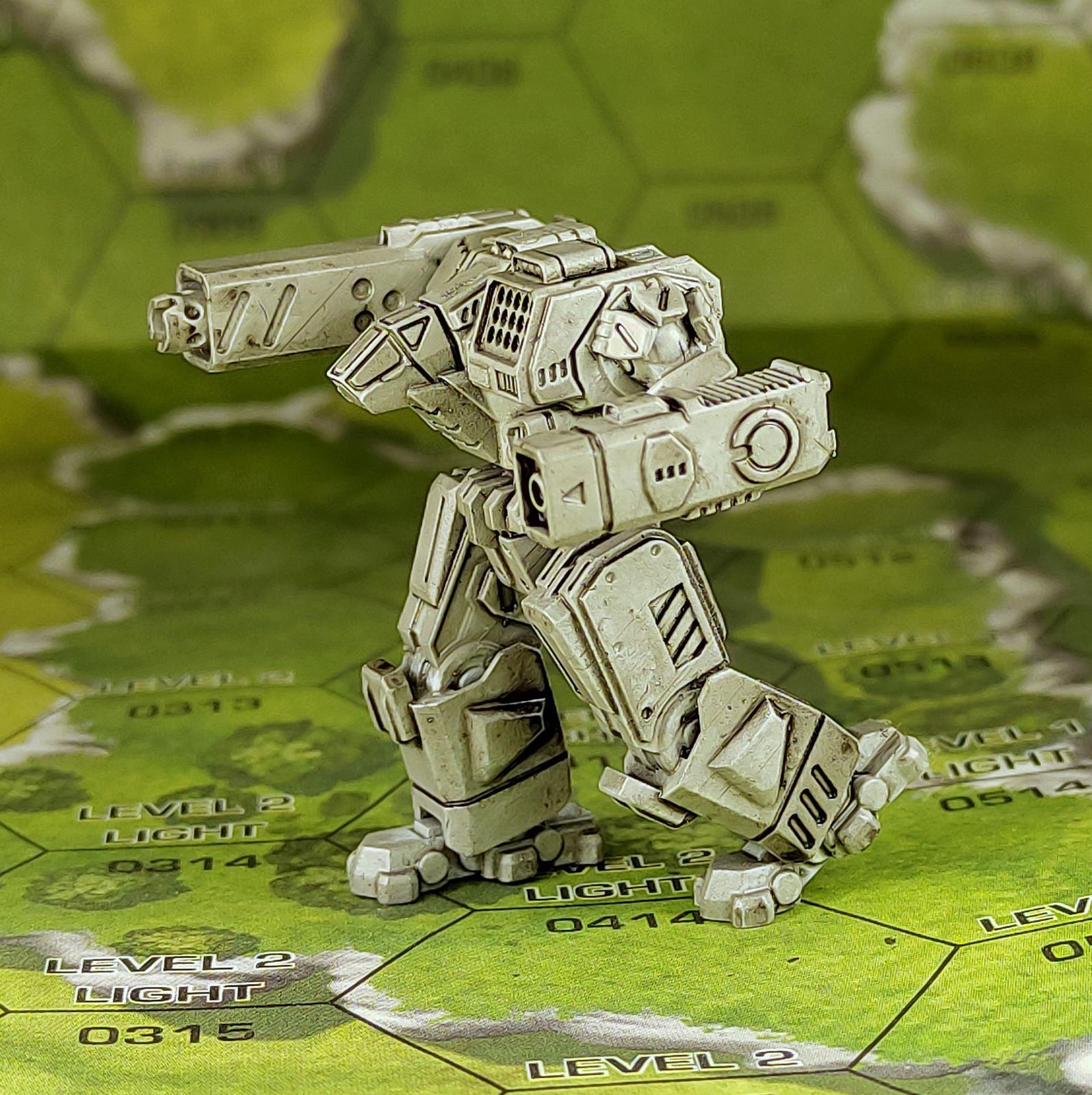 Lao Hu | Sir Mortimer Bombito | American Mecha | Compatible with BT and other 6mm Tabletop Wargames