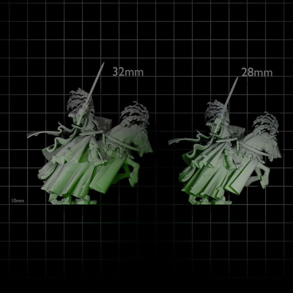 Galia Green Knight | Highlands Miniatures