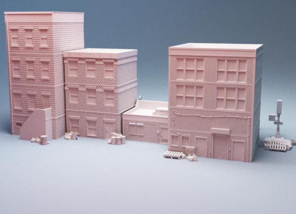 Urban Starter Phase 7 City Bundle – Modern City Building for MCP – Corvus Games Terrain