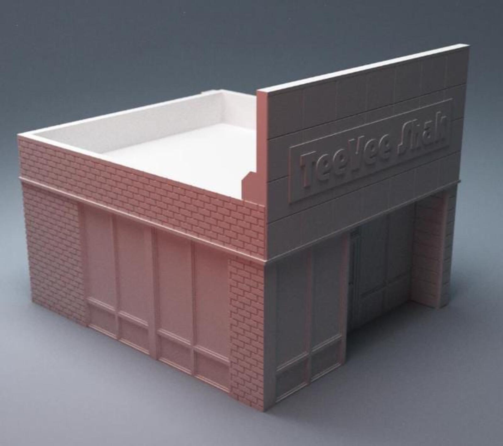 Urban TV Shack Building – Modern City Building for MCP – Corvus Games Terrain