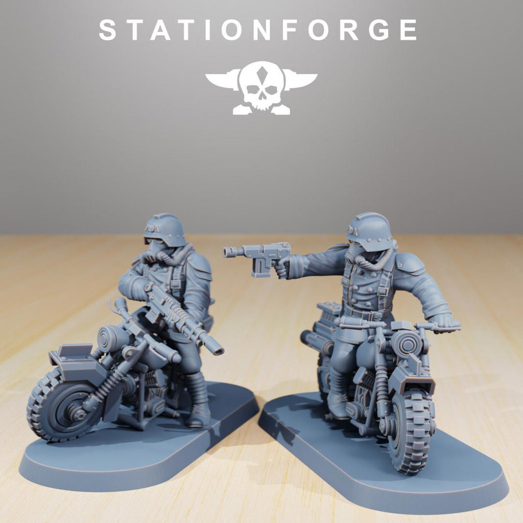Grim Bikers - set of 10