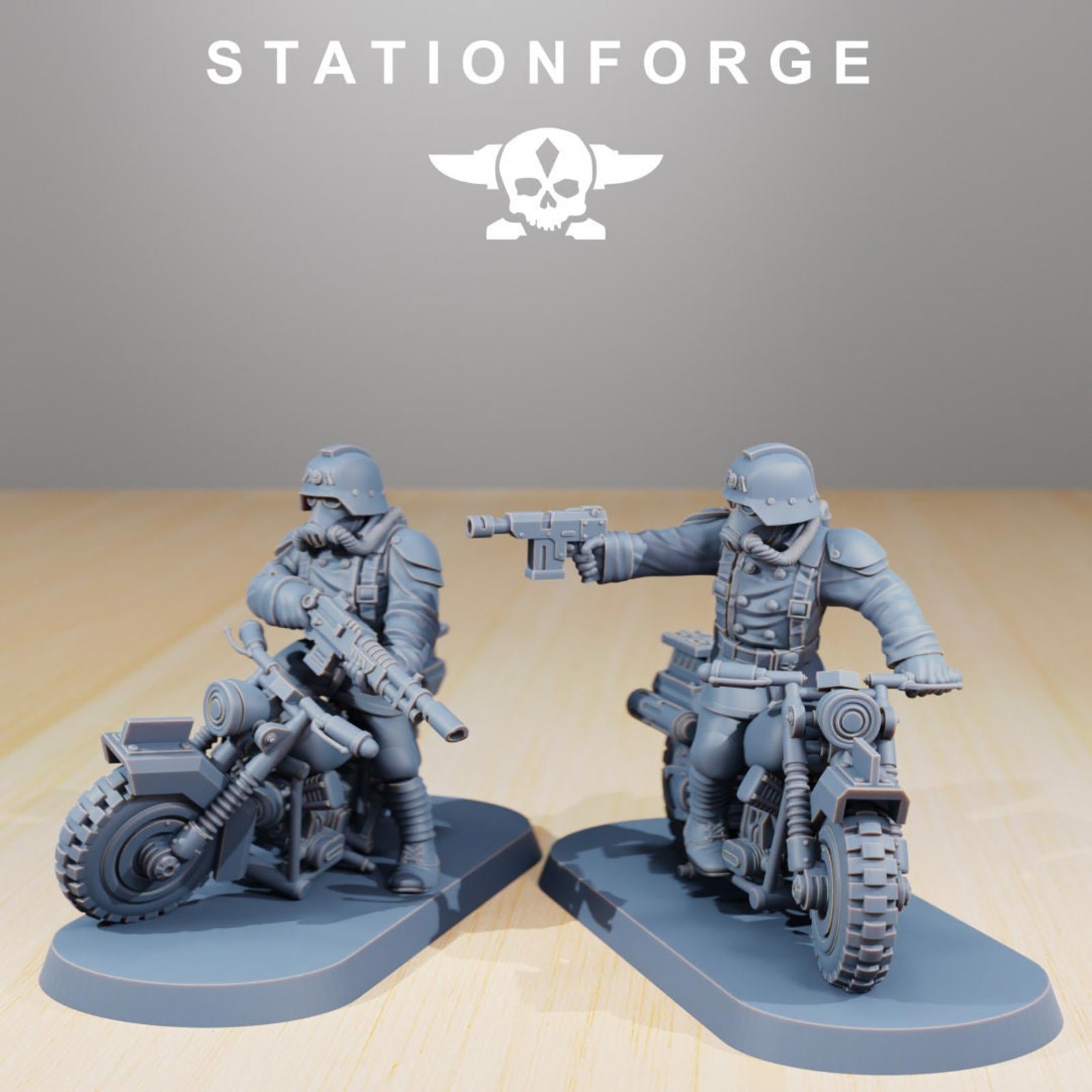 Grim Bikers - set of 10