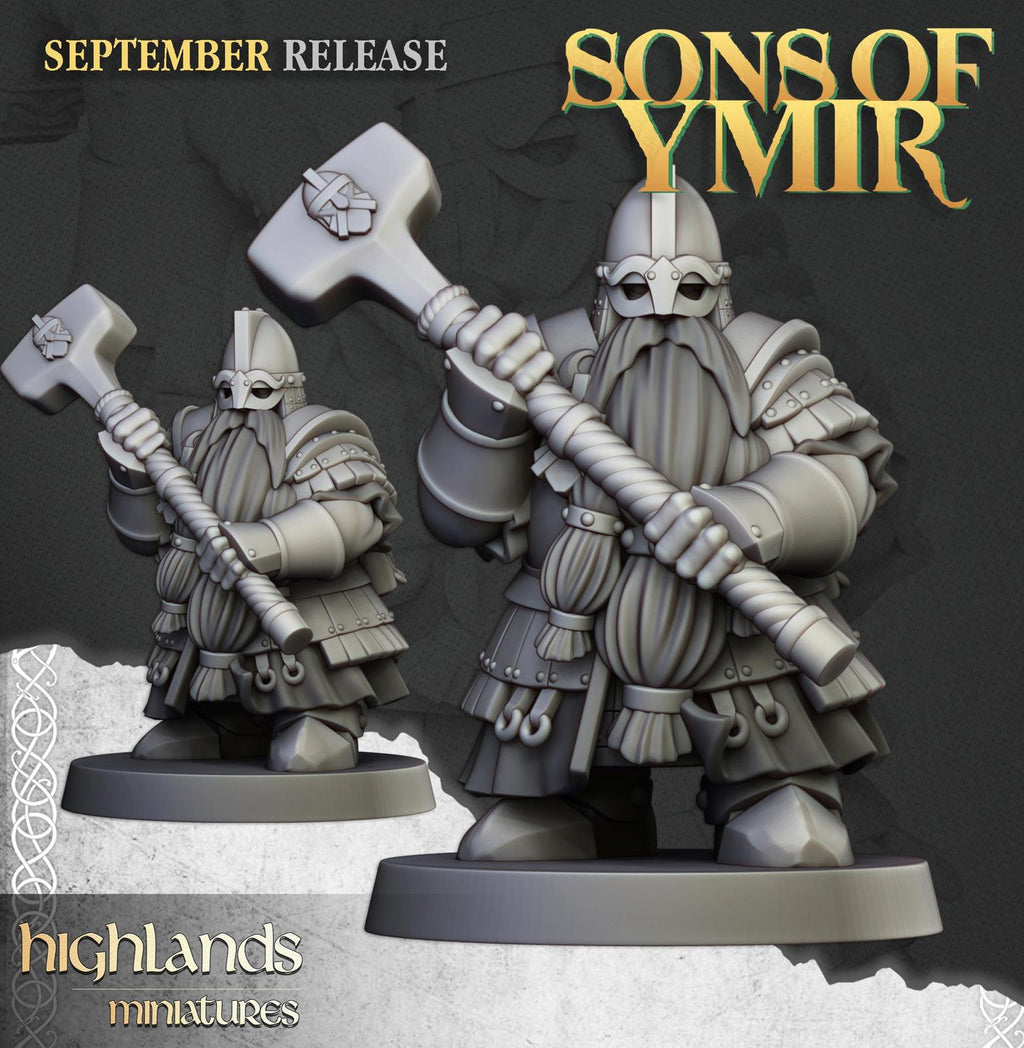 Kings guard dwarfs - Highlands Miniatures