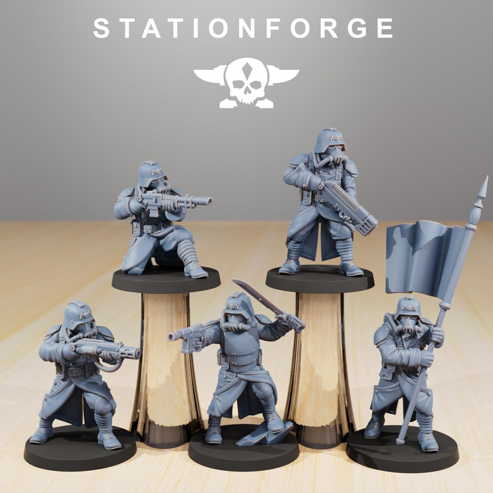 Grim Guard Command Squad (5)