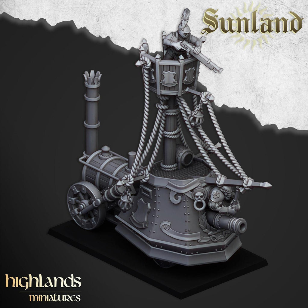 Sunland Ironclad Landship | Highlands Miniatures