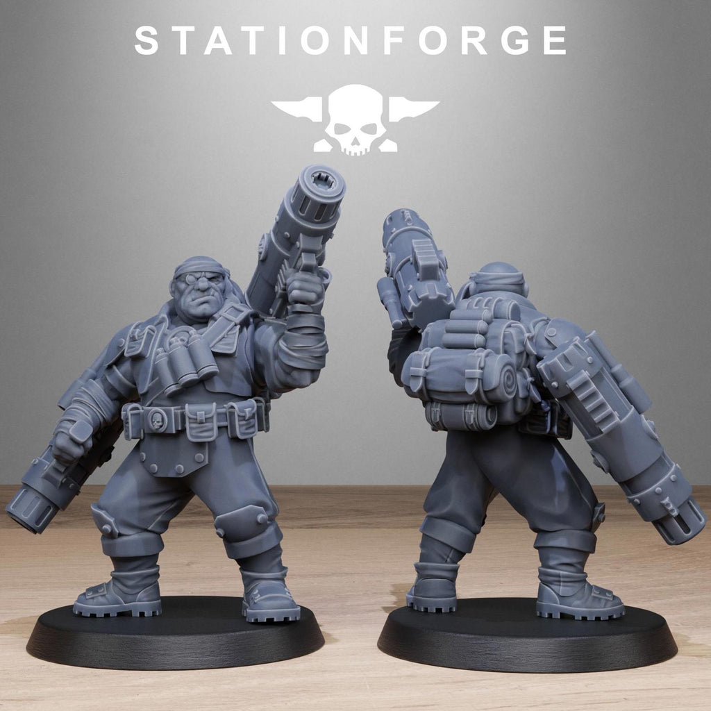 Grim Guard Jungle Fighter Mutants - set of 10