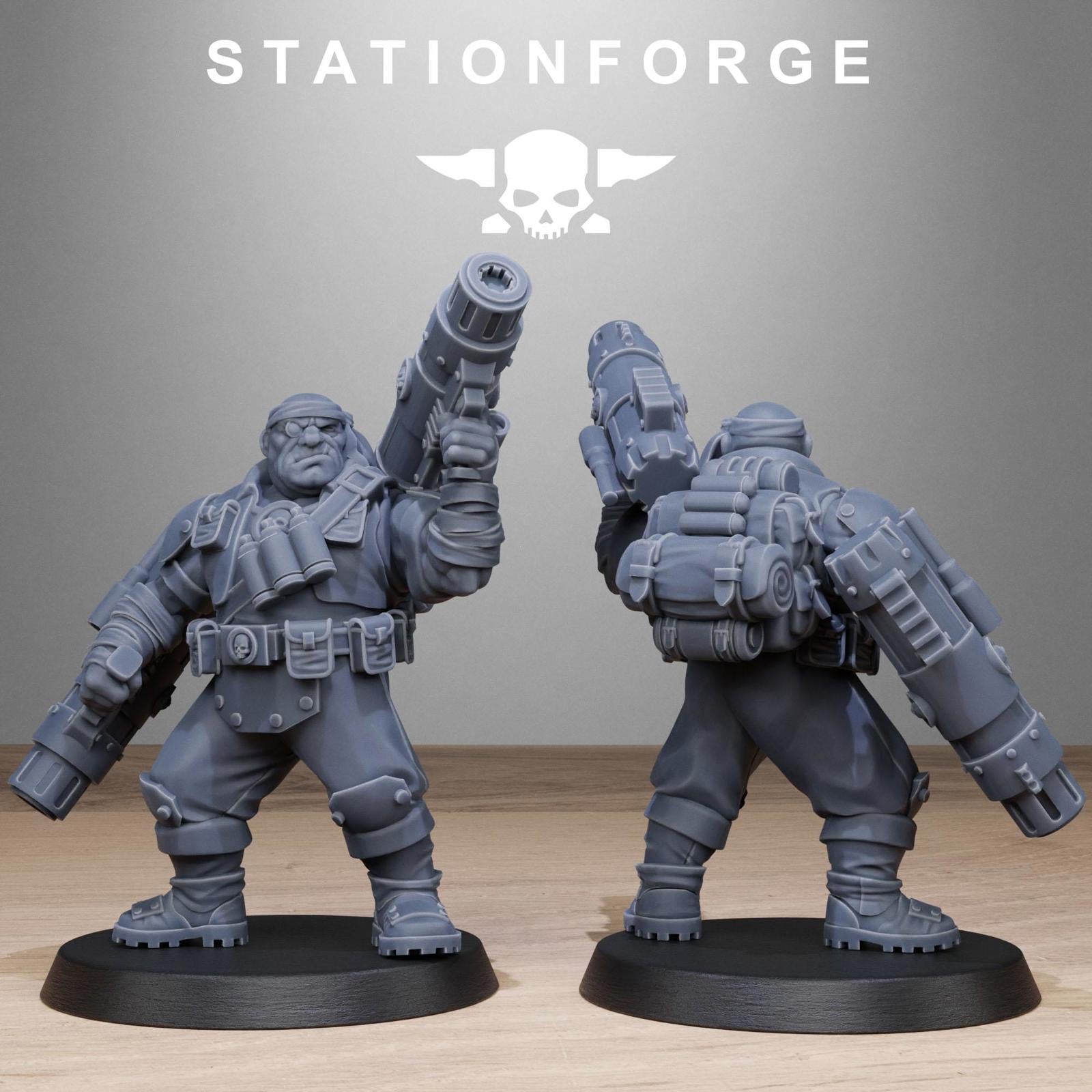 Grim Guard Jungle Fighter Mutants - set of 10